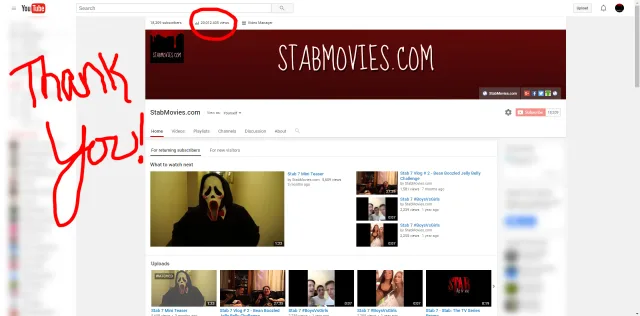 20 MILLION YOUTUBE VIEWS!!!