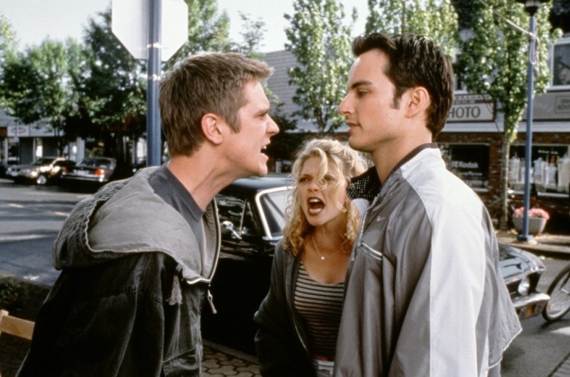 Final Destination — Alex confronts Carter outside the café