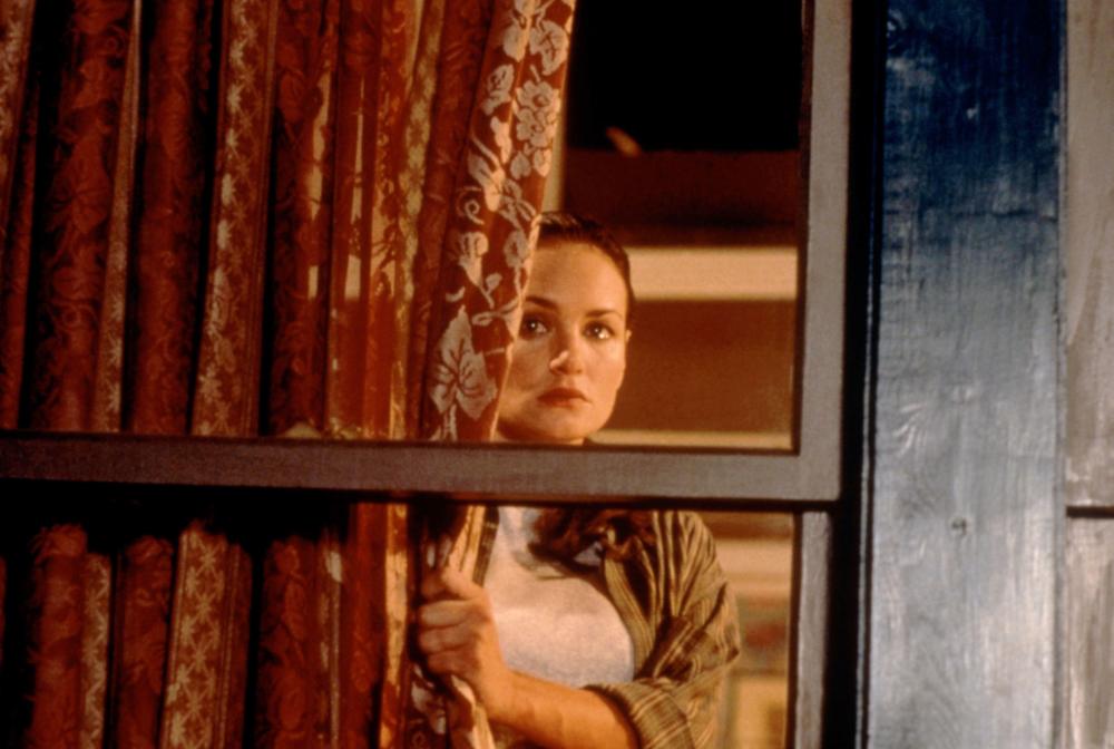 Final Destination — Valerie looks through a window