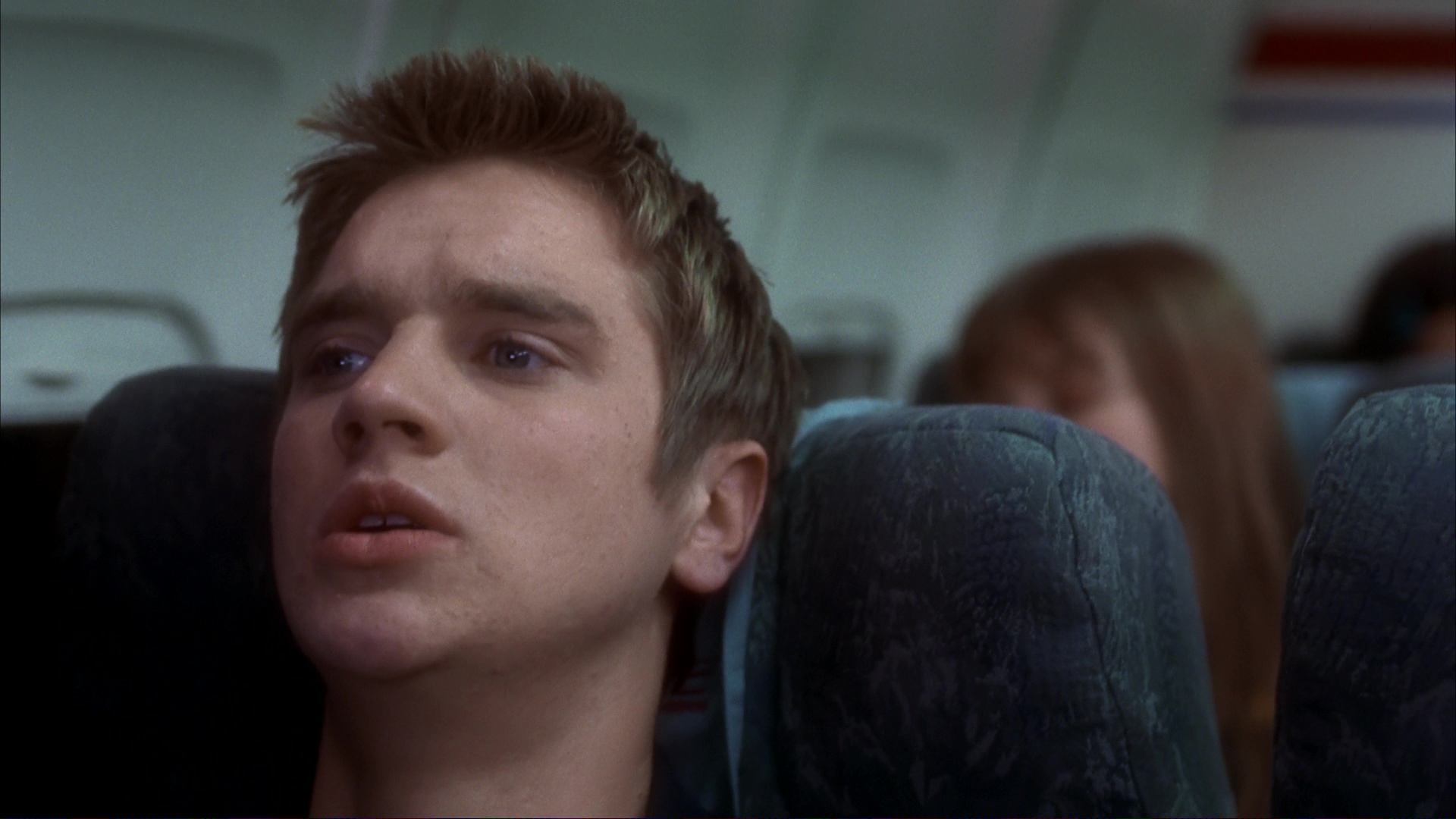 Aboard Flight 180. Film frame 00244.