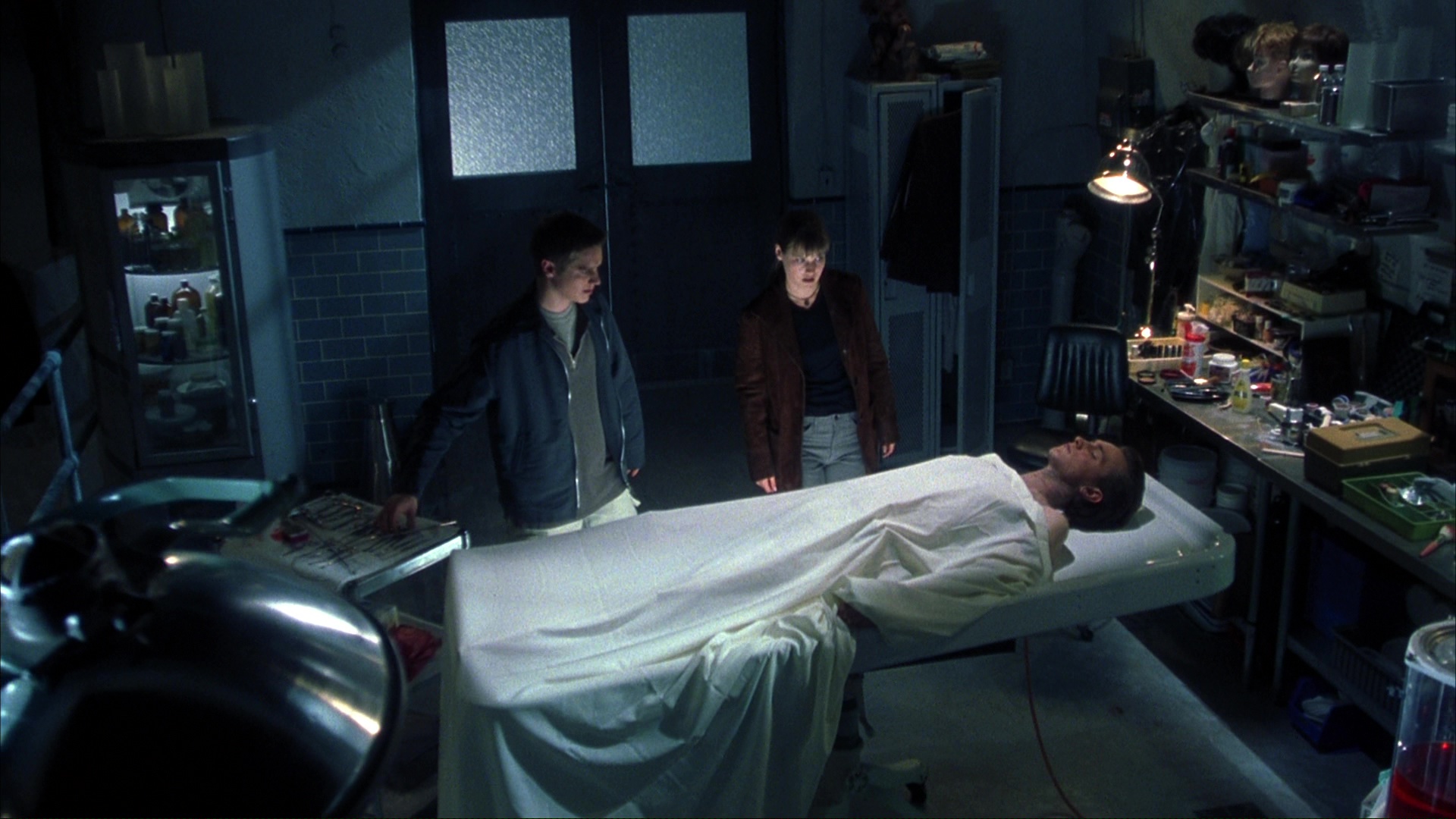 The mortuary visit. Film frame 00786.