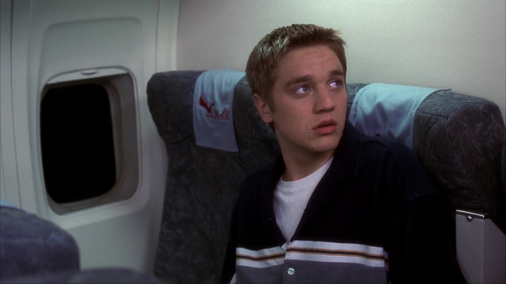 Aboard Flight 180. Film frame 00203.