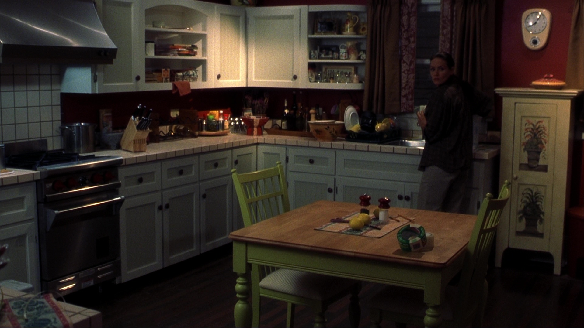 The fire at Ms. Lewton's house and the investigation. Film frame 00962.