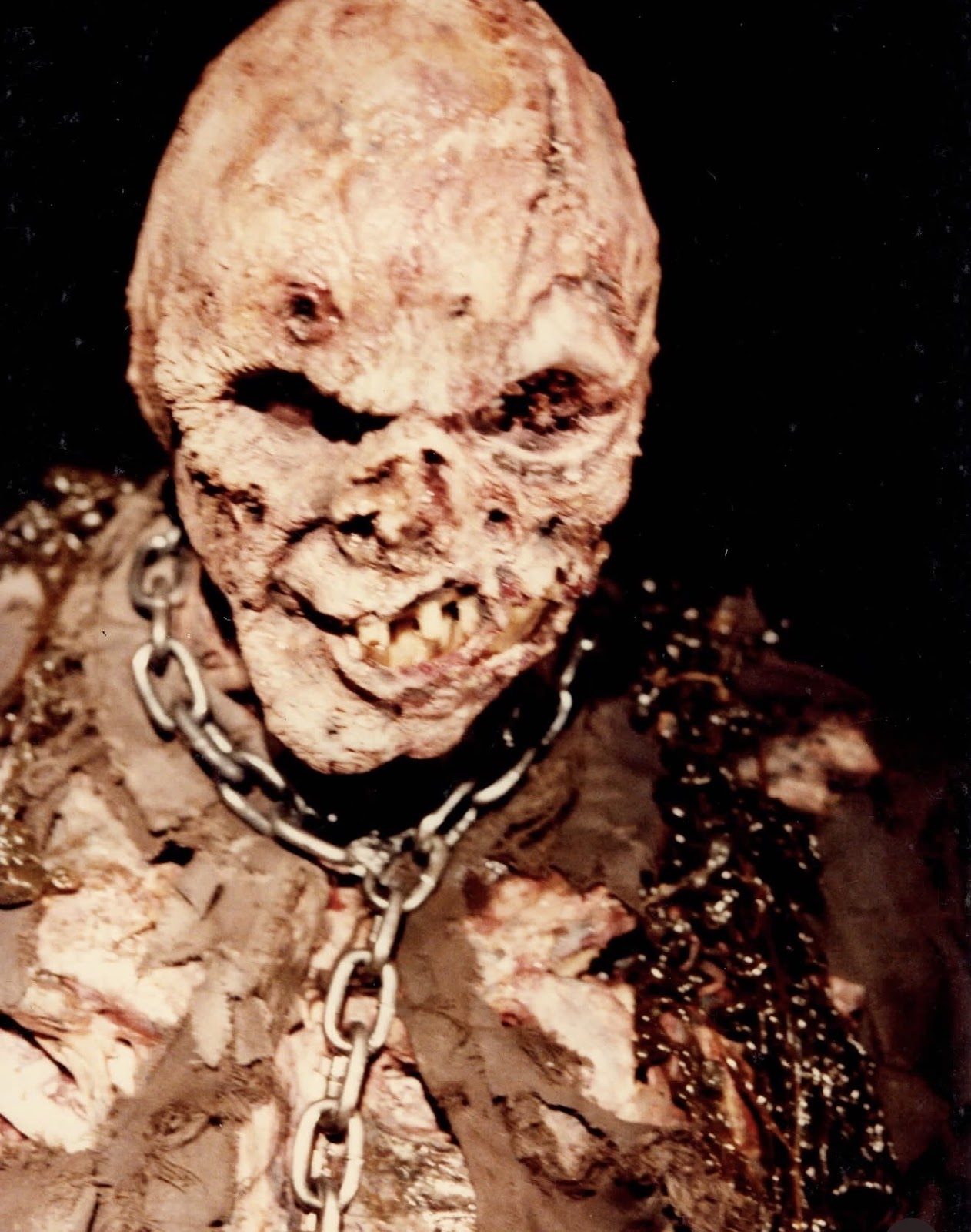 Jason makeup test: front close-up.