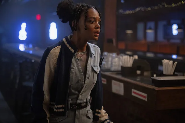 A student in the bar.