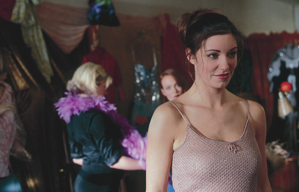 Sara at a costume party.