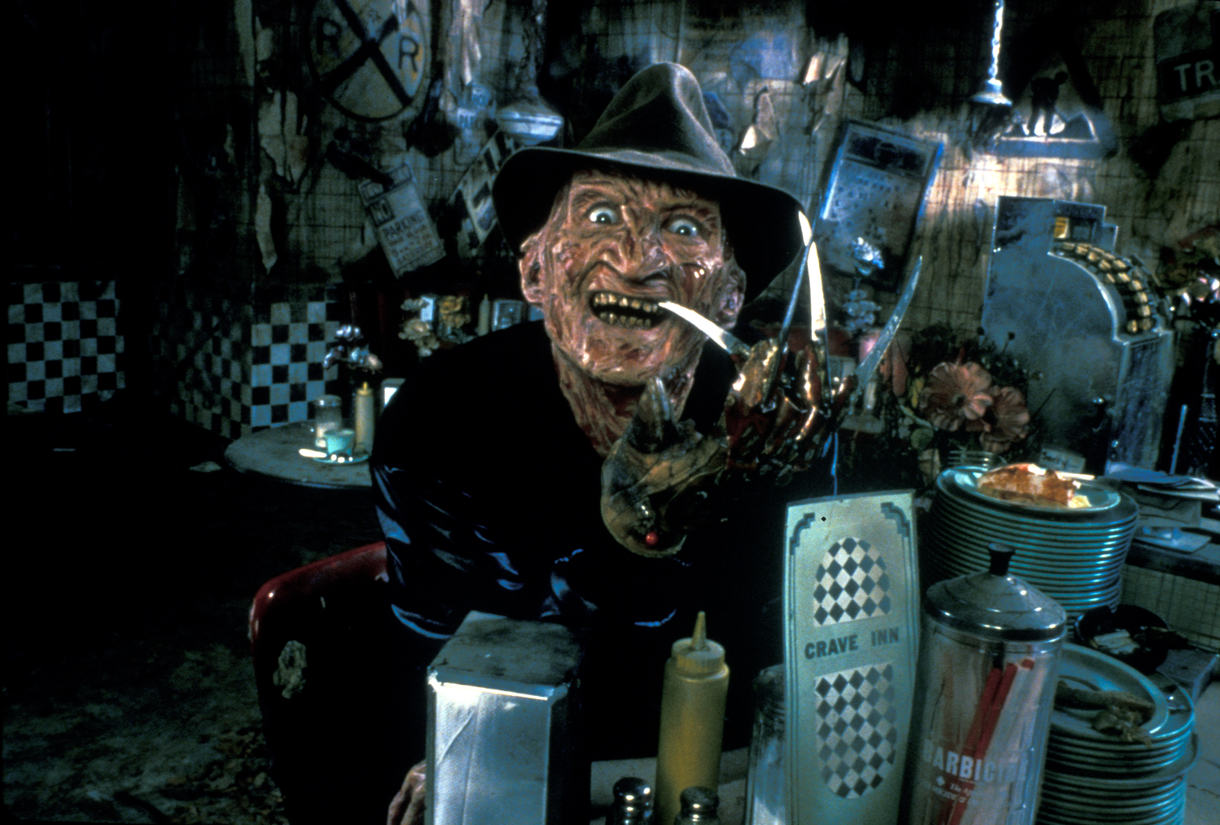 Freddy at the diner.