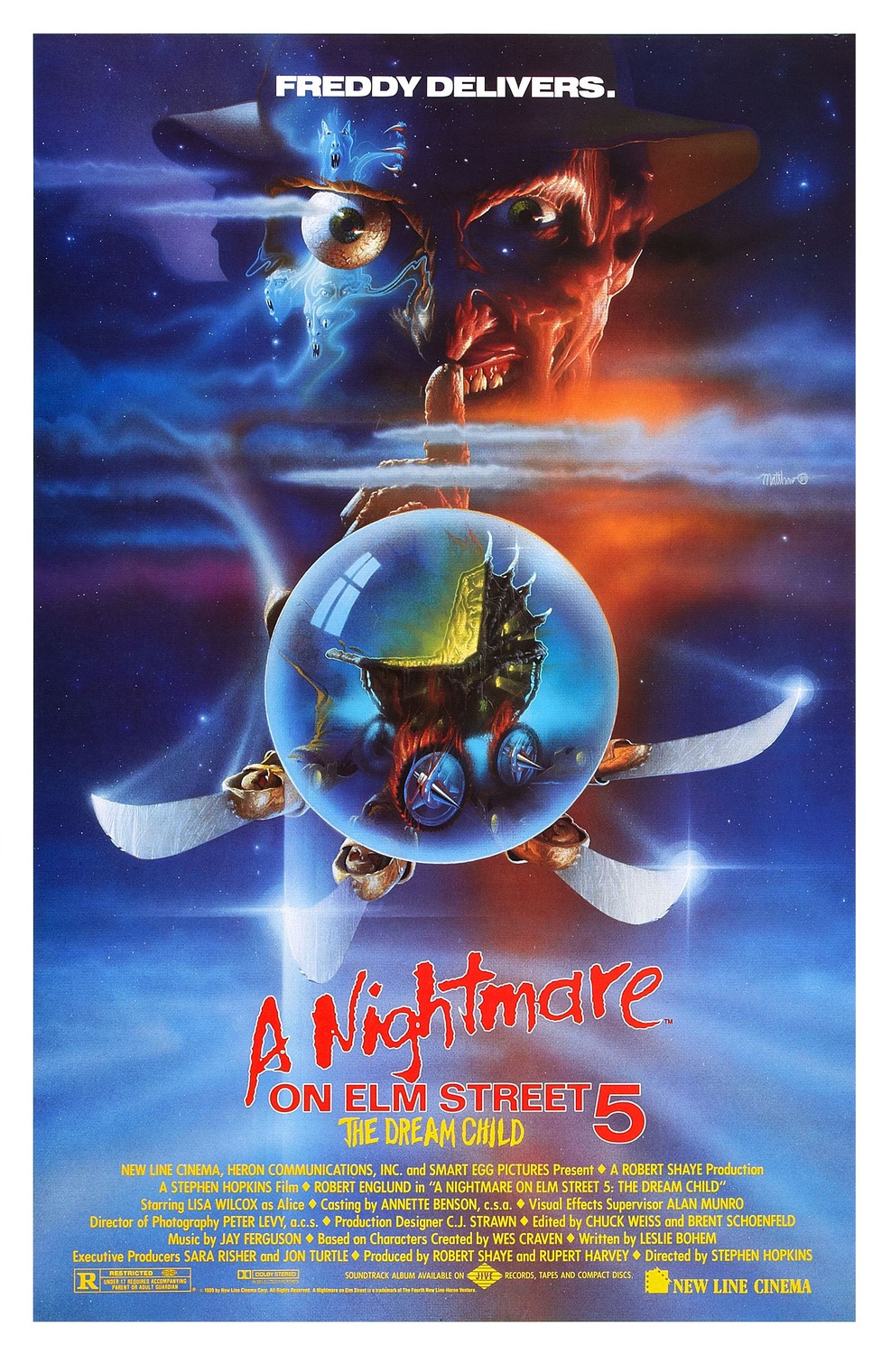 A Nightmare on Elm Street 5: The Dream Child (1989) poster