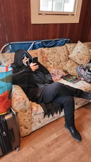 Stab 4: Knife of Doom (2024) — behind-the-scenes image.