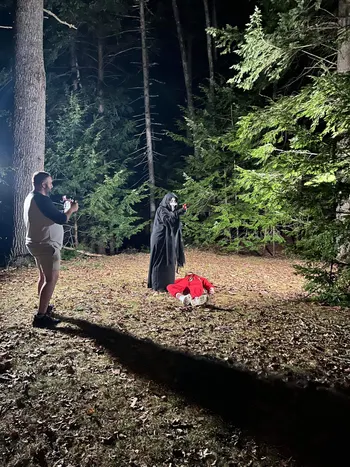 Stab 4: Knife of Doom (2024) — behind-the-scenes image.