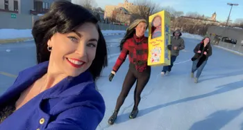 Stab 3: Holiday Horror (2023) — behind-the-scenes image.