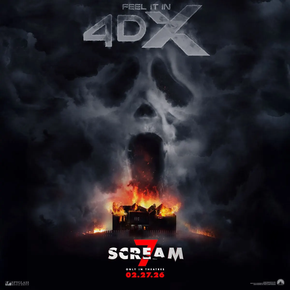 Scream 7 (2026) — poster or key art.