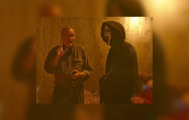 Scream 4 (2011) — behind-the-scenes image.