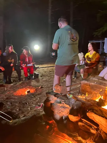 Stab 4: Knife of Doom (2024) — behind-the-scenes image.