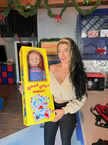 Stab 3: Holiday Horror (2023) — behind-the-scenes image.