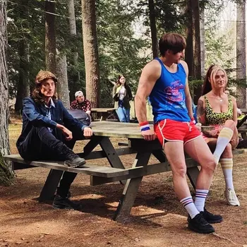 Stab 4: Knife of Doom (2024) — behind-the-scenes image.