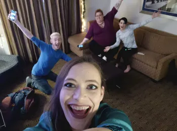 Stab 3: Holiday Horror (2023) — behind-the-scenes image.