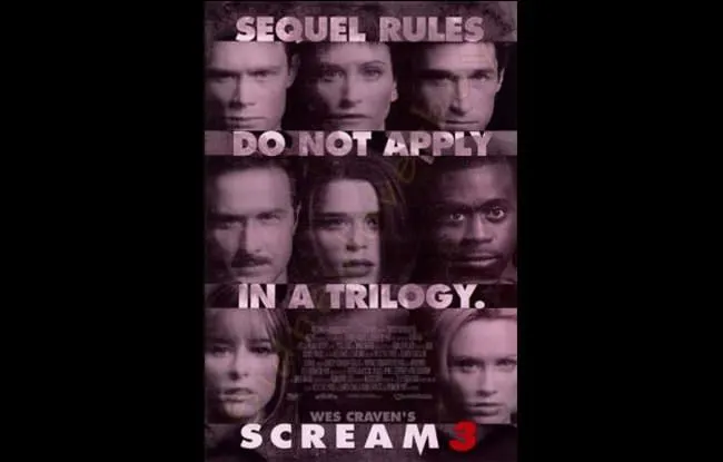 Scream 3 (2000) — poster or key art.