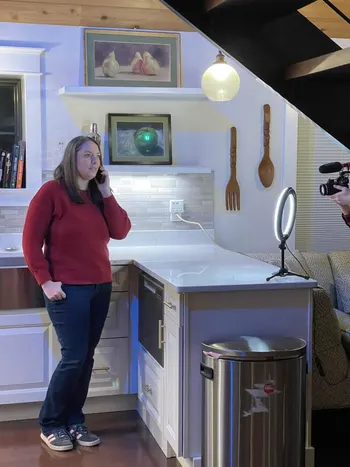 Stab 3: Holiday Horror (2023) — behind-the-scenes image.