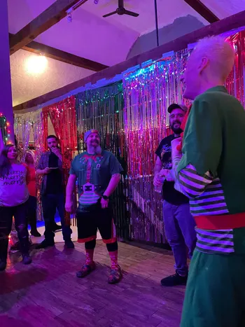Stab 3: Holiday Horror (2023) — behind-the-scenes image.