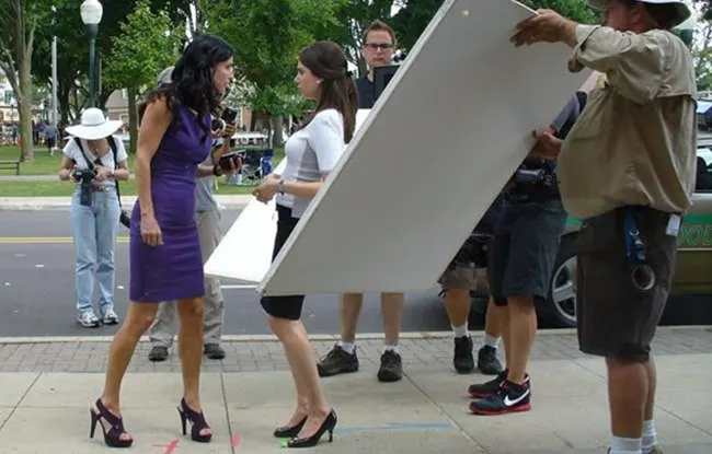 Scream 4 (2011) — behind-the-scenes image.