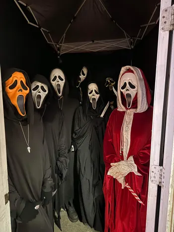 Stab 4: Knife of Doom (2024) — behind-the-scenes image.