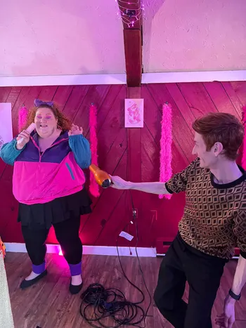 Stab 4: Knife of Doom (2024) — behind-the-scenes image.