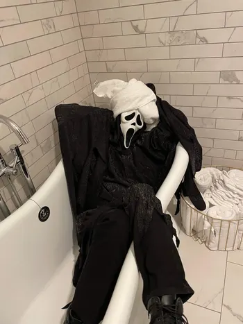 Stab 3: Holiday Horror (2023) — behind-the-scenes image.