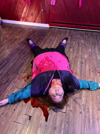 Stab 4: Knife of Doom (2024) — behind-the-scenes image.