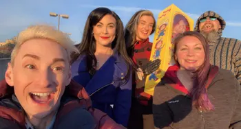 Stab 3: Holiday Horror (2023) — behind-the-scenes image.
