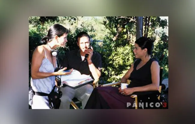 Scream 3 (2000) — behind-the-scenes image.