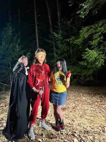 Stab 4: Knife of Doom (2024) — behind-the-scenes image.