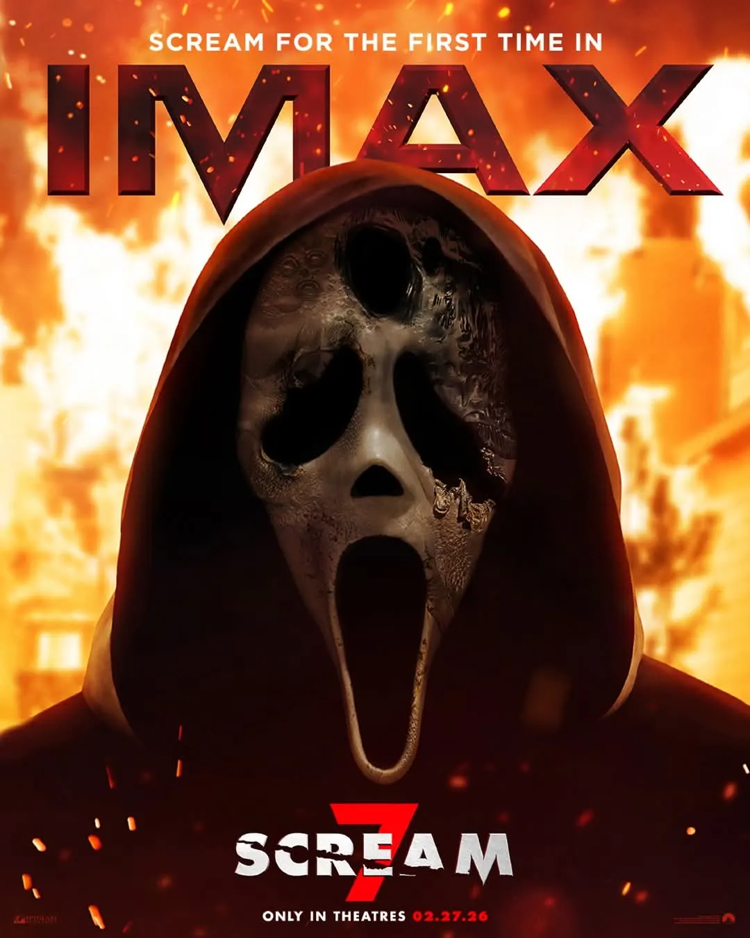 Scream 7 (2026) — poster or key art.