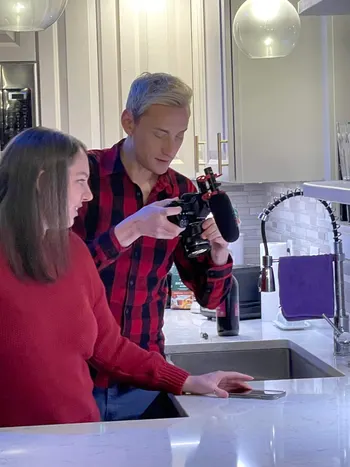 Stab 3: Holiday Horror (2023) — behind-the-scenes image.