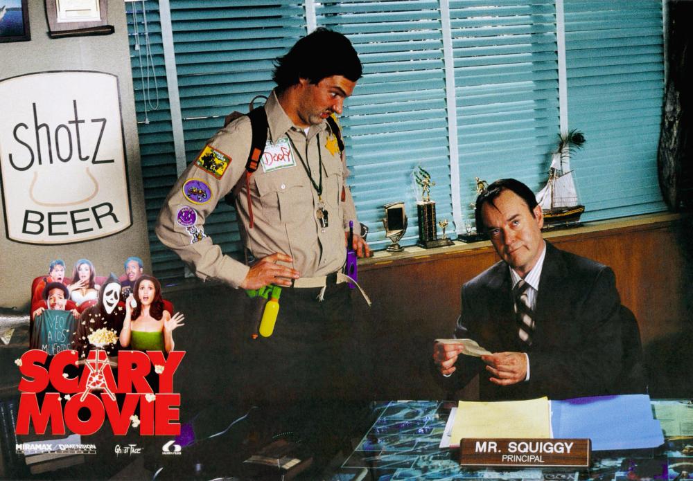 Doofy in the office publicity card.