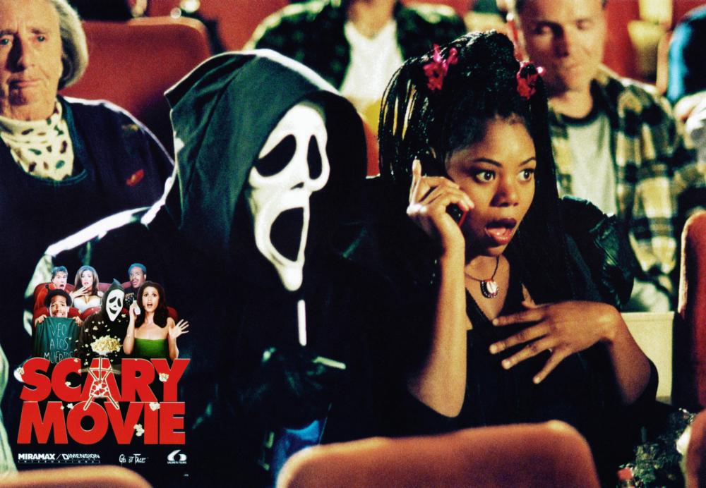 Brenda and masked killer publicity card.