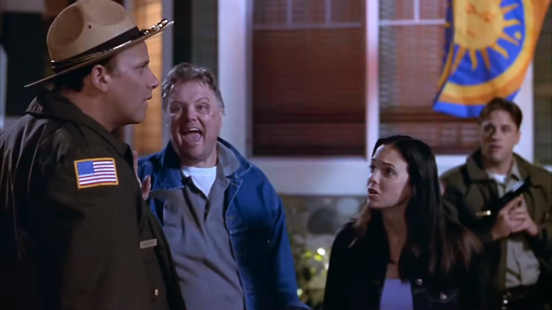Cindy’s confrontation with the killer and its aftermath. Clip frame 02:40.