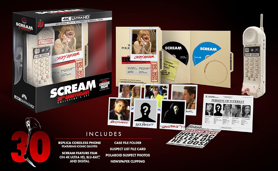 SCREAM 30TH ANNIVERSARY 4K COLLECTOR'S SET ANNOUNCED