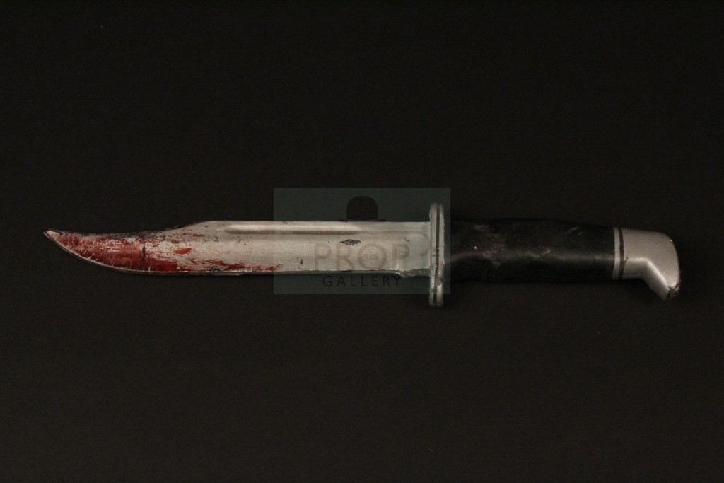 Ghostface foam stunt knife: opposite blade face. Later catalog photograph.